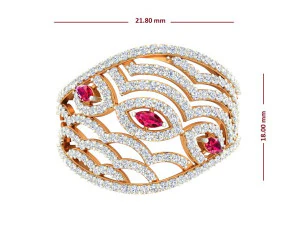 cocktail ring for ladies 3D Print Model