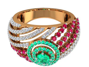 cocktail ring for ladies 3D Print Model