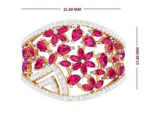 cocktail ring for ladies 3D Print Model
