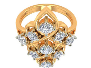 cocktail ring for ladies Modèles 3D en vedette