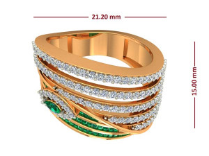 cocktail ring for ladies 3D Принт Модель
