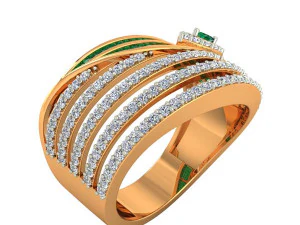 cocktail ring for ladies 3D Print Model