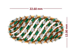 cocktail ring for ladies Modèles 3D en vedette
