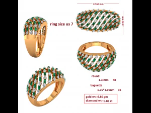 cocktail ring for ladies 3D Print Model