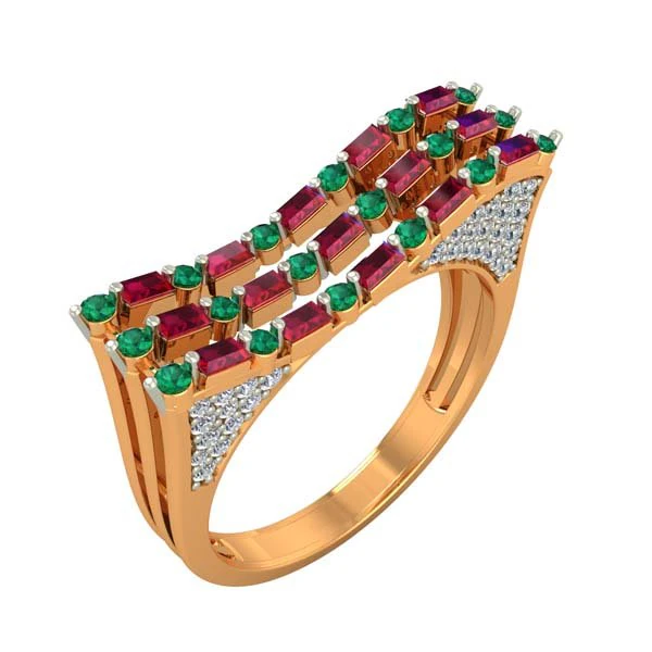 cocktail ring for ladies 3D Print Model .c4d .max .obj .3ds .fbx .stl .blend