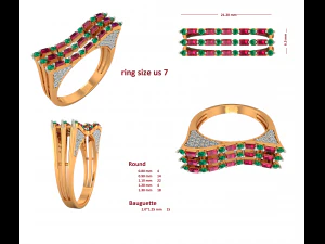 cocktail ring for ladies 3D Print Model