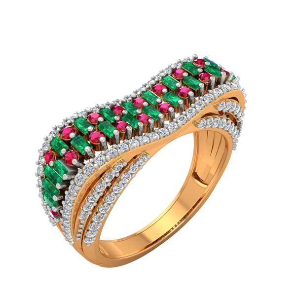 cocktail ring for ladies 3D Print Model .c4d .max .obj .3ds .fbx .stl .blend 