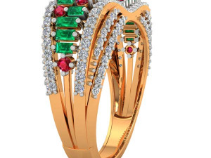 cocktail ring for ladies Modèles 3D en vedette