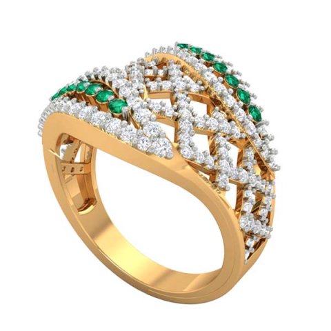 cocktail ring for ladies Modello di stampa 3D .c4d .max .obj .3ds .fbx .stl .blend 