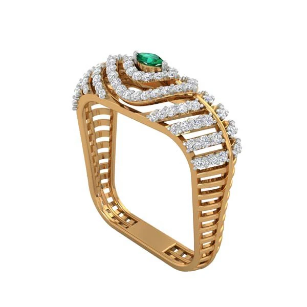 cocktail ring for ladies 3D Print Model .c4d .max .obj .3ds .fbx .stl .blend
