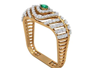 cocktailring voor dames 3D printmodel