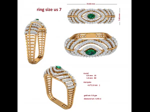 cocktail ring for ladies 3D Print Model