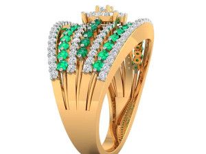 cocktail ring for ladies Modèles 3D en vedette