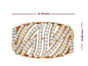 cocktail ring for ladies 3D Baskı Modeli