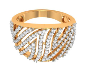 cocktail ring for ladies 3D Baskı Modeli