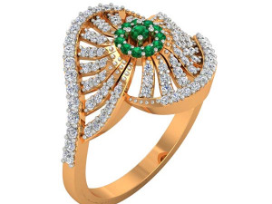 cocktail ring for ladies 3D 프린트 모델
