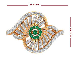 cocktail ring for ladies 3D Print Model