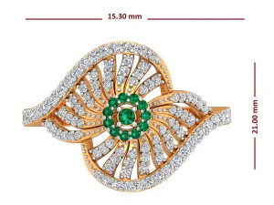 cocktail ring for ladies 3D Print Model