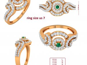 cocktail ring for ladies 3D 프린트 모델