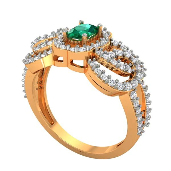 cocktail ring for ladies 3D Print Model .c4d .max .obj .3ds .fbx .stl .blend 