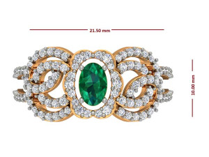 cocktail ring for ladies 3D Принт Модель