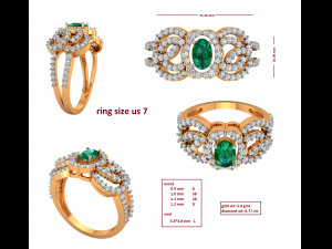 cocktail ring for ladies 3D Принт Модель
