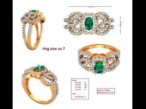 cocktail ring for ladies 3D Print Model