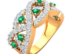 cocktail ring for ladies Model do druku 3D