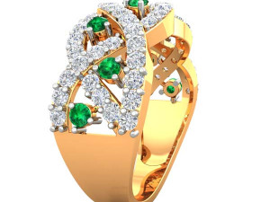 cocktail ring for ladies Modelo de Impressão 3D