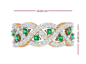 cocktail ring for ladies Modelo de Impressão 3D