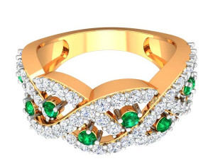cocktail ring for ladies Modelo de Impressão 3D