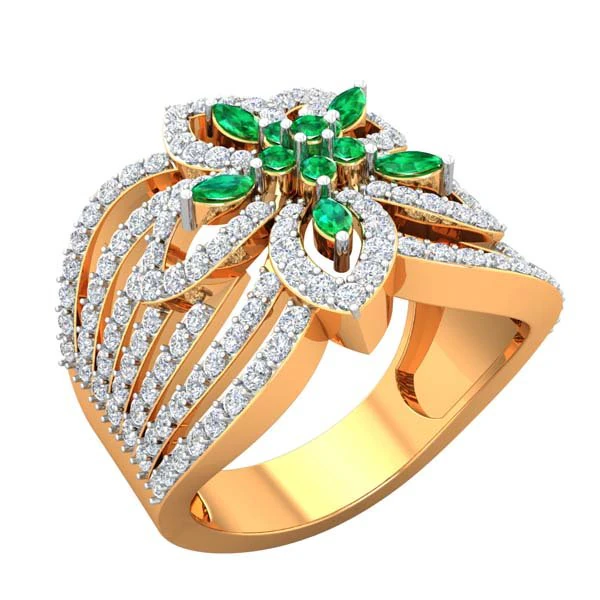 cocktail ring for ladies 3D Print Model .c4d .max .obj .3ds .fbx .stl .blend 