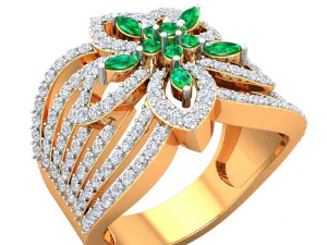 cocktail ring for ladies 3D Print Model