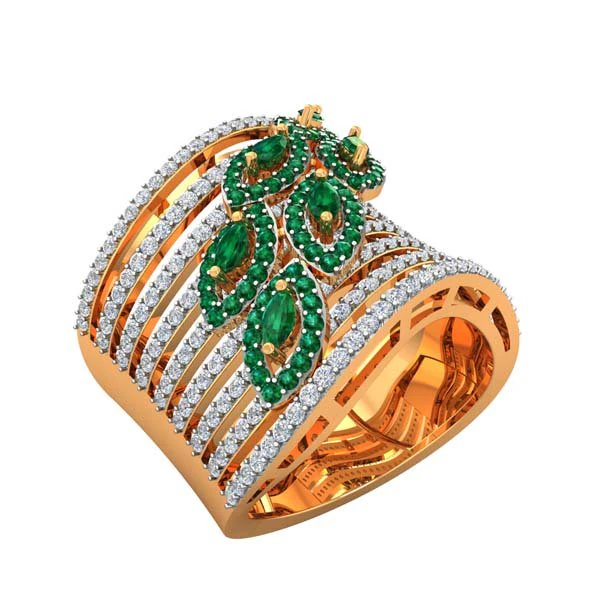 cocktail ring for ladies 3D Print Model .c4d .max .obj .3ds .fbx .stl .blend