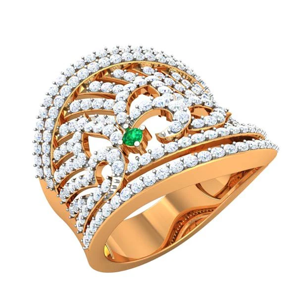 cocktail ring for ladies 3D Print Model .c4d .max .obj .3ds .fbx .stl .blend