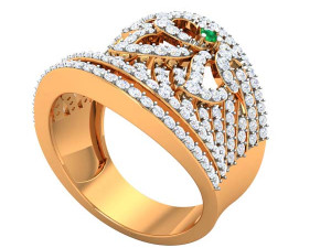 cocktail ring for ladies Modèles 3D en vedette