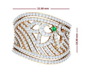 cocktail ring for ladies Modèles 3D en vedette