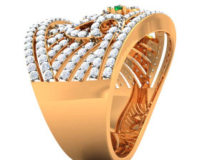cocktail ring for ladies Modèles 3D en vedette