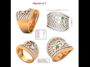 cocktail ring for ladies 3D Print Model