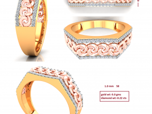 cocktail ring for ladies 3D Принт Модель