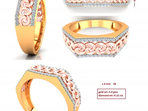 cocktail ring for ladies 3D Print Model