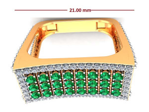 cocktail ring for ladies Modèles 3D en vedette