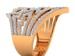 cocktail ring for ladies Modèles 3D en vedette