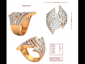 cocktail ring for ladies 3D Print Model