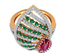 cocktail ring for ladies 3D Print Model