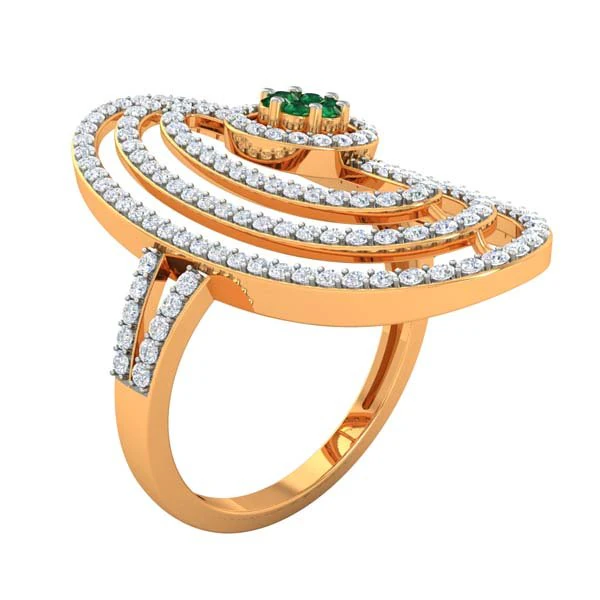 cocktail ring for ladies 3D Print Model .c4d .max .obj .3ds .fbx .stl .blend 