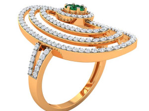 cocktail ring for ladies 3D 打印模型