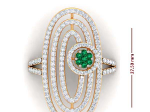 cocktail ring for ladies 3D Print Model