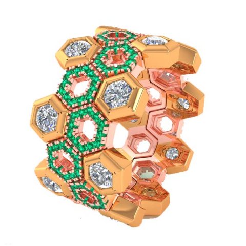 cocktail ring for ladies Modello di stampa 3D .c4d .max .obj .3ds .fbx .stl .blend 