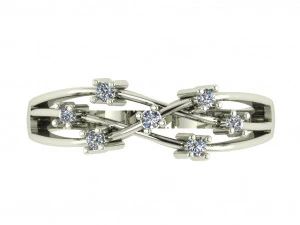 diamond ring for ladies 3D Print Model